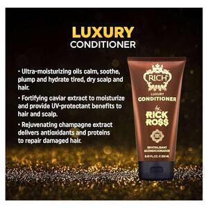 NEW Discontinued Rich Rick Ross Luxury Conditioner Revitalisant 8oz Caviar Ingre